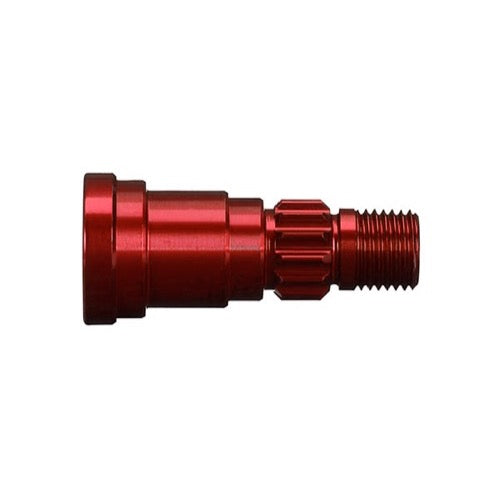 Traxxas 7768R Stub Axle Aluminum Red for 7750X