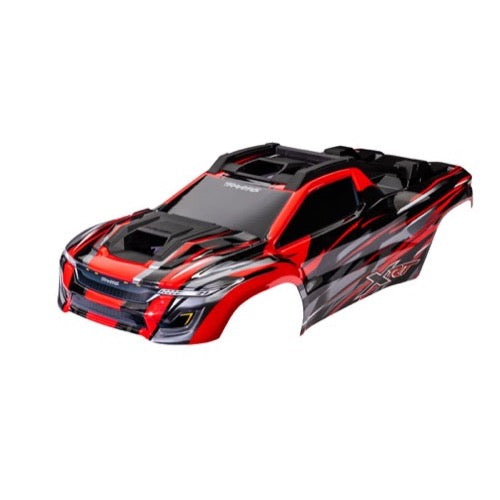 Traxxas 7812R XRT Asssembled Body Shell Painted with Decals Red