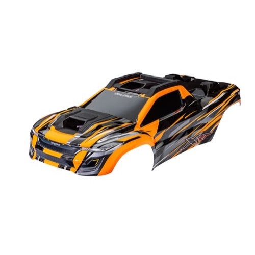 Traxxas 7812T XRT Asssembled Body Shell Painted with Decals Orange