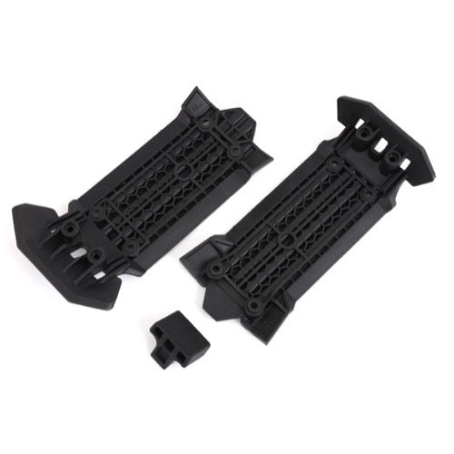 Traxxas 7844 Skid Plate Front and Rear with Impact Cushion