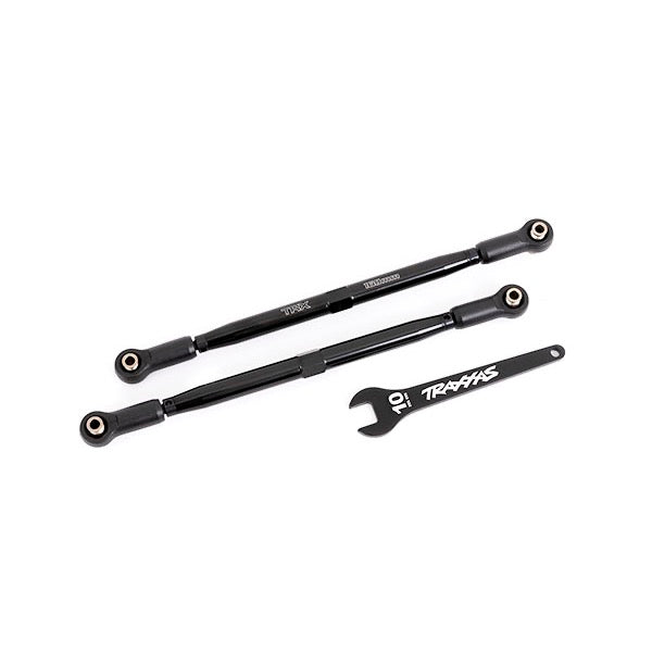 Traxxas 7897A Front Aluminium Toe Links 188mm Black 2pc