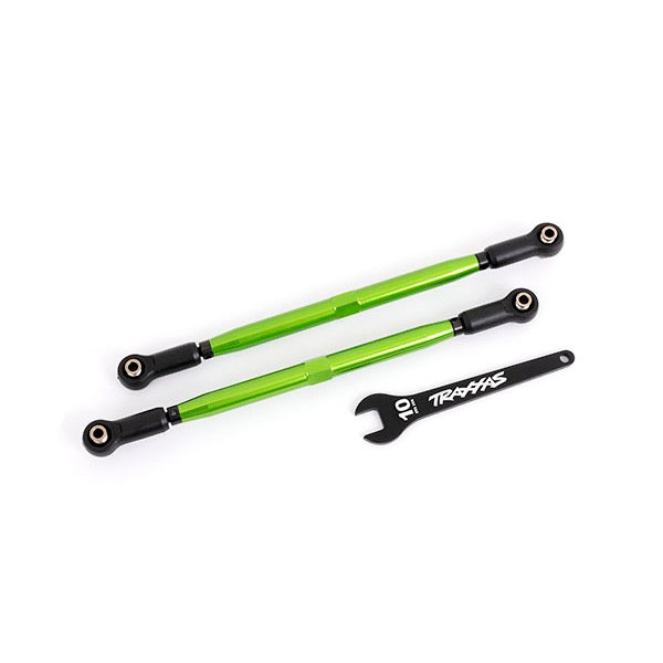 Traxxas 7897G Front Aluminium Toe Links 188mm Green 2pc