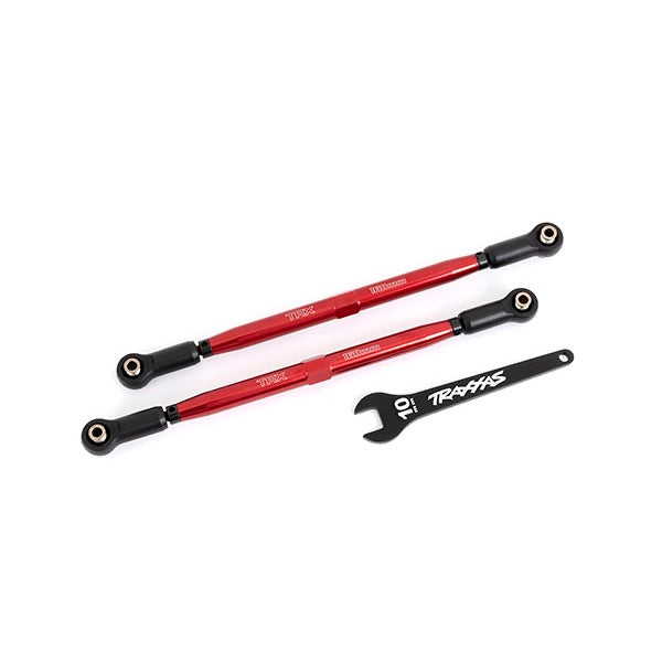 Traxxas 7897R Front Aluminium Toe Links 188mm Red 2pc