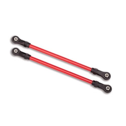 Traxxas 8142R Poweder Coated Steel Rear Upper Suspension Links 5 x 115mm Assembled Red 2pc for 8140R