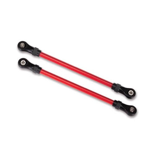 Traxxas 8143R Powder Coated Steel Front Lower Suspension Links 5 x 104mm Assembled Red for 8140R