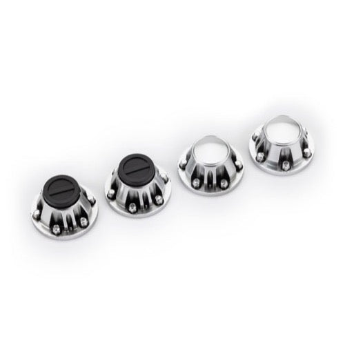 Traxxas 8152 Wheel Center Caps Satin Chrome 4pc Requires 8255A