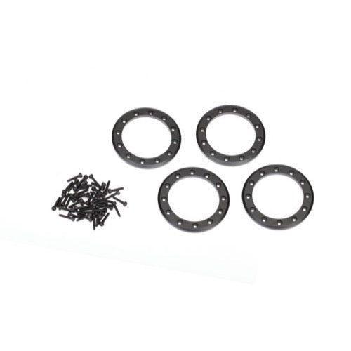 Traxxas 8169T Aluminium Beadlock Rings 1.9 inch Black 4pc