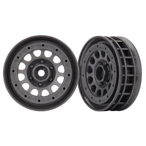 Traxxas 8173A Method 105 1.9 inch Wheels Charcoal Gray Beadlock