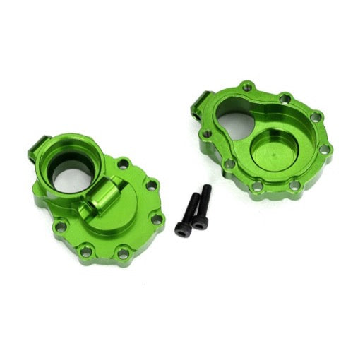 Traxxas 8253G 6061-T6 Aluminium Inner Rear Portal Housings Green 2pc
