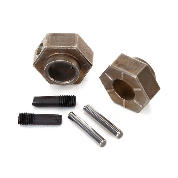 Traxxas 8269 Wheel Hubs 12mm Hex 2pc and Stub Axle Pins 2pc Steel for TRX-4