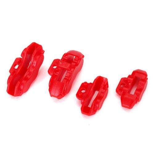 Traxxas 8367 Front and Rear Brake Calipers Red
