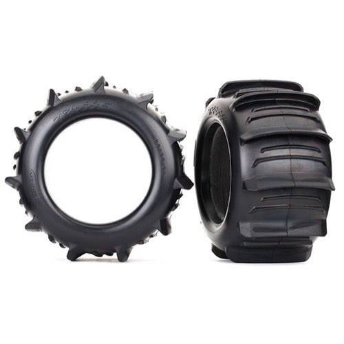 Traxxas 8673 Paddle 3.8in Tyres 2pc / Foam Inserts 2pc