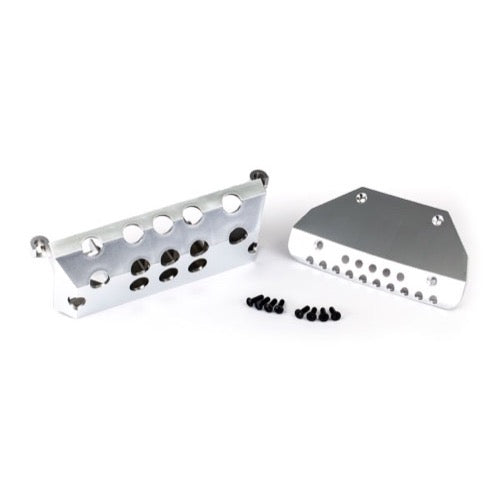 Traxxas 8835 Mercedes-Benz G 63 Front and Left Skid Plates Satin-Plated Finish