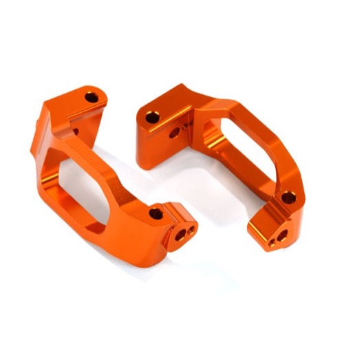 Traxxas 8932A Caster Blocks (c-hubs) 6061-T6 Aluminium Left and Right Orange