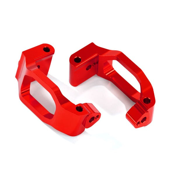 Traxxas 8932R Caster Blocks C-Hubs 6061-T6 Red Anod