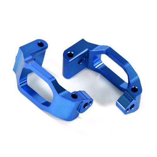 Traxxas 8932X Caster Blocks (c-hubs) 6061-T6 Aluminium Left and Right Blue