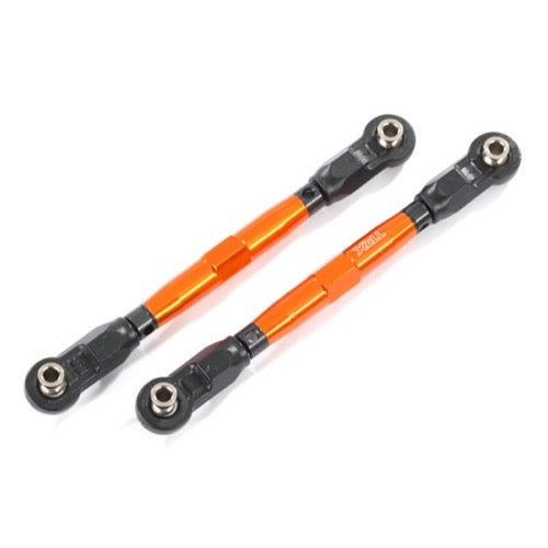 Traxxas 8948A Toe Links Front Tubes Orange 7075-T6 Aluminum 88mm 2pc
