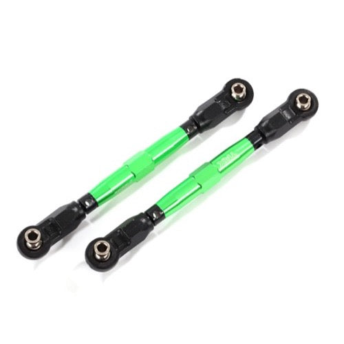 Traxxas 8948G Toe Links Front Tubes Green Anodized 7075-T6 Aluminum 88mm 2pc