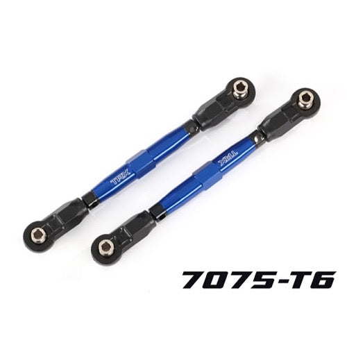 Traxxas 8948X Front Toe links 7075-T6 Aluminium 88mm with Rod Ends Blue 2pc