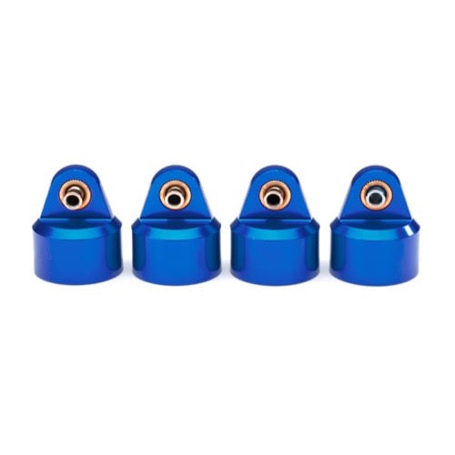Traxxas 8964X Aluminium Shock Caps Blue (for GT-Maxx Shocks) 4pc