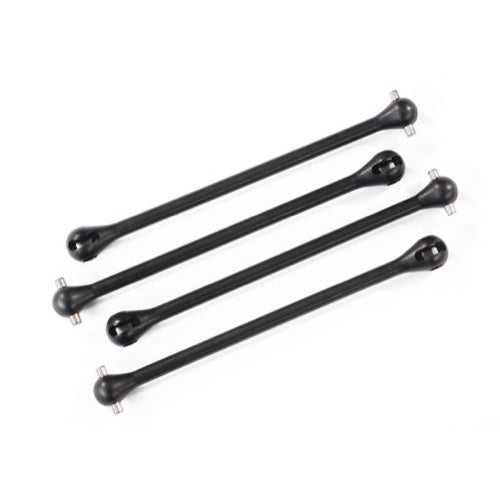 Traxxas 8996A Driveshaft Steel CV 4pc (shaft onl, 109.5mm) (for conversion of 8950X driveshafts to WideMaxx suspension)