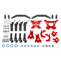 Traxxas Extreme Heavy Duty 4x4 Hoss Slash Rustler Upgrade Kit Red 9080R
