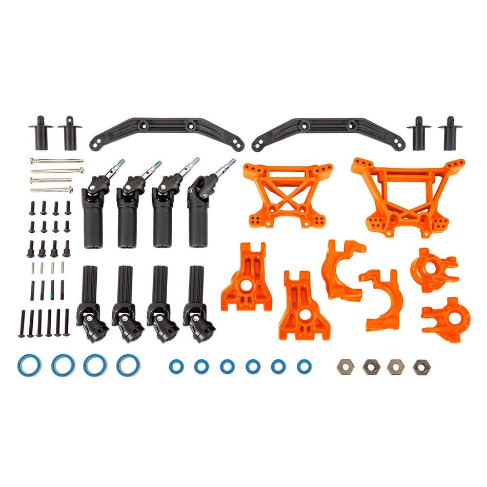 Traxxas Extreme Heavy Duty Upgrade Kit Orange for Slash Rustler Hoss 4X4 9080T