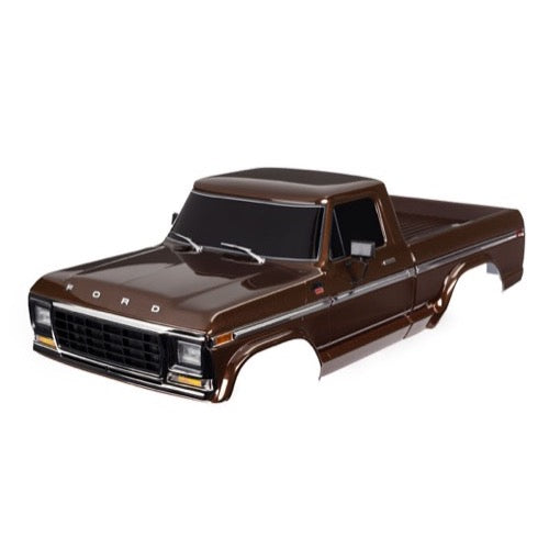 Traxxas 9230-BRWN Ford F-150 (1979) Painted Body Brown Requires 9288 Inner Fenders
