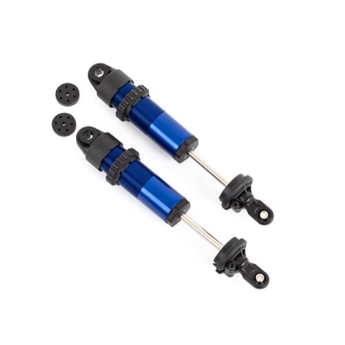 Traxxas 9661 Shocks GT-Maxx Long Aluminium Blue Anodised 2pc