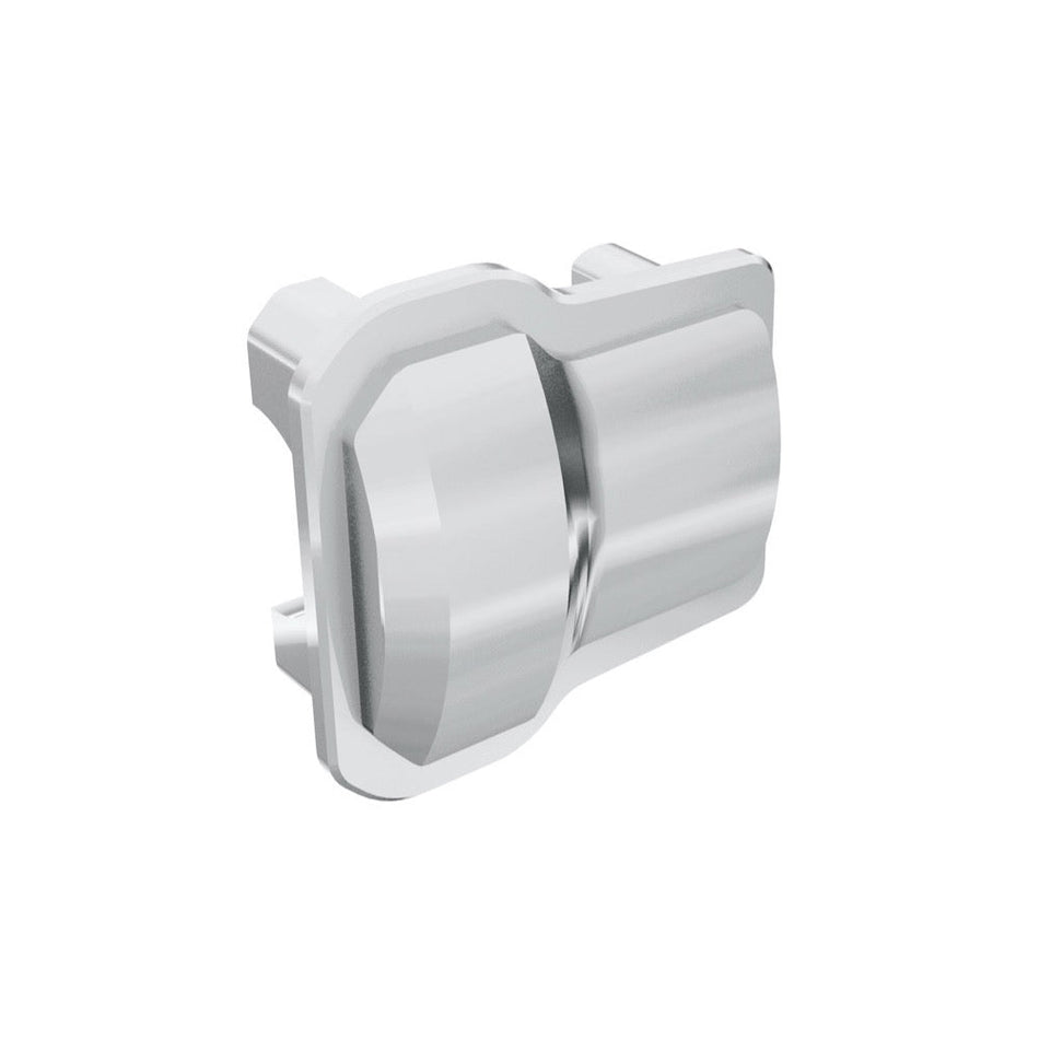 Traxxas 9738-SATIN Differential Cover Front or Rear 2pc Satin Chrome