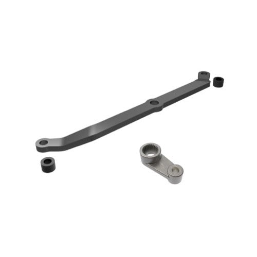 Traxxas 9748-GRAY 6061-T6 Aluminum Steering Link and Servo Horn Metal Dark Titanium