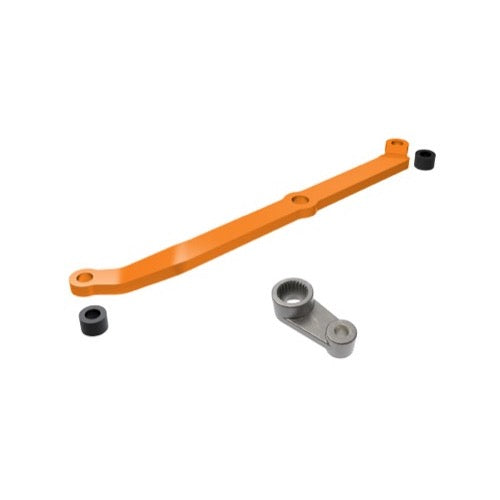 Traxxas 9748-ORNG 6061-T6 Aluminum Steering Link and Servo Horn Metal Orange