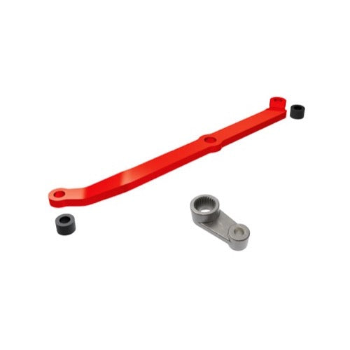 Traxxas 9748-RED 6061-T6 Aluminum Steering Link and Servo Horn Metal Red