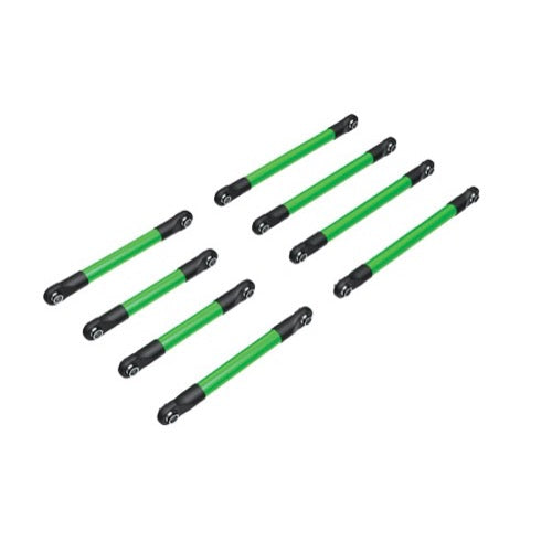 Traxxas 9749-GRN 6061-T6 Aluminum Suspension Link Set Green