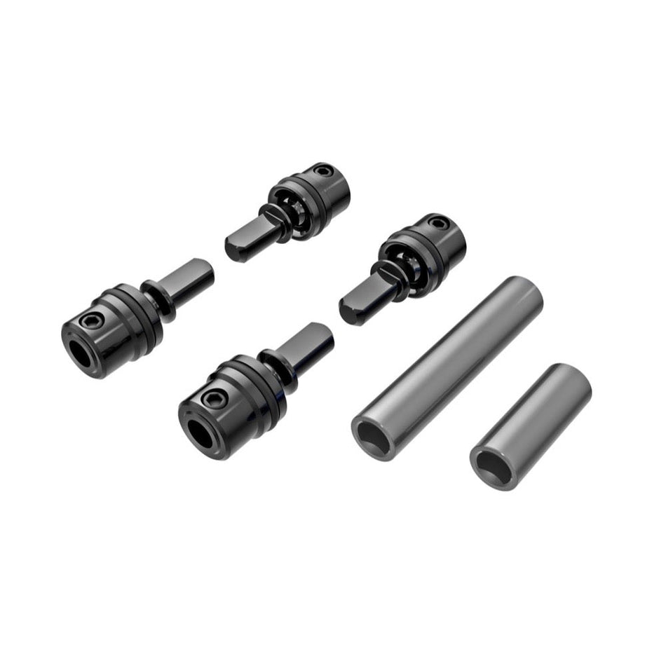 Traxxas 9751-GRAY 6061-T6 Aluminum Centre Driveshafts Dark Titanium