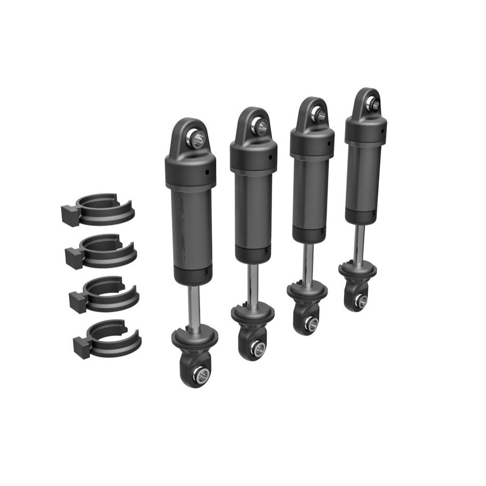 Traxxas 9764-GRAY 6061-T6 Aluminum Shock Set Dark Titanium