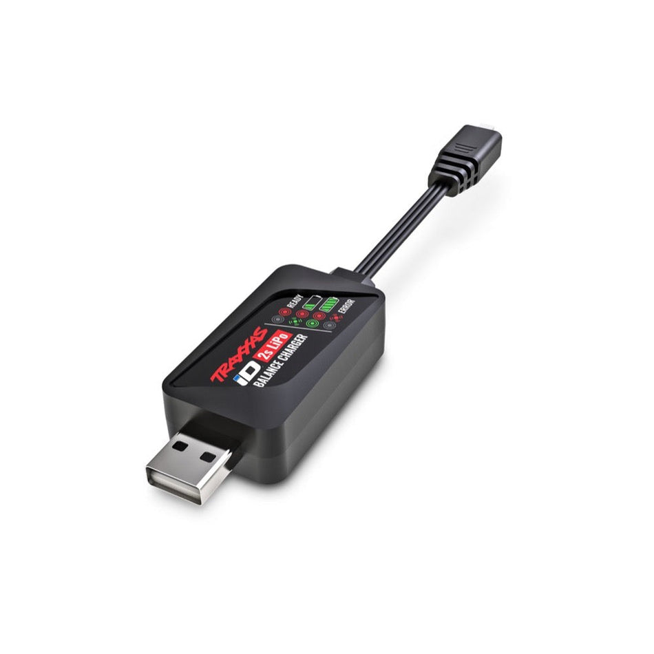 Traxxas 9767 Charger iD Balance USB 2S 7.4 Volt LiPo with iD Connector Only