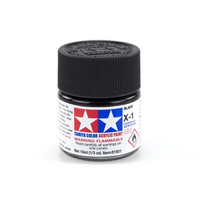 Tamiya X-1 Black Gloss Acrylic Paint 10ml 81501
