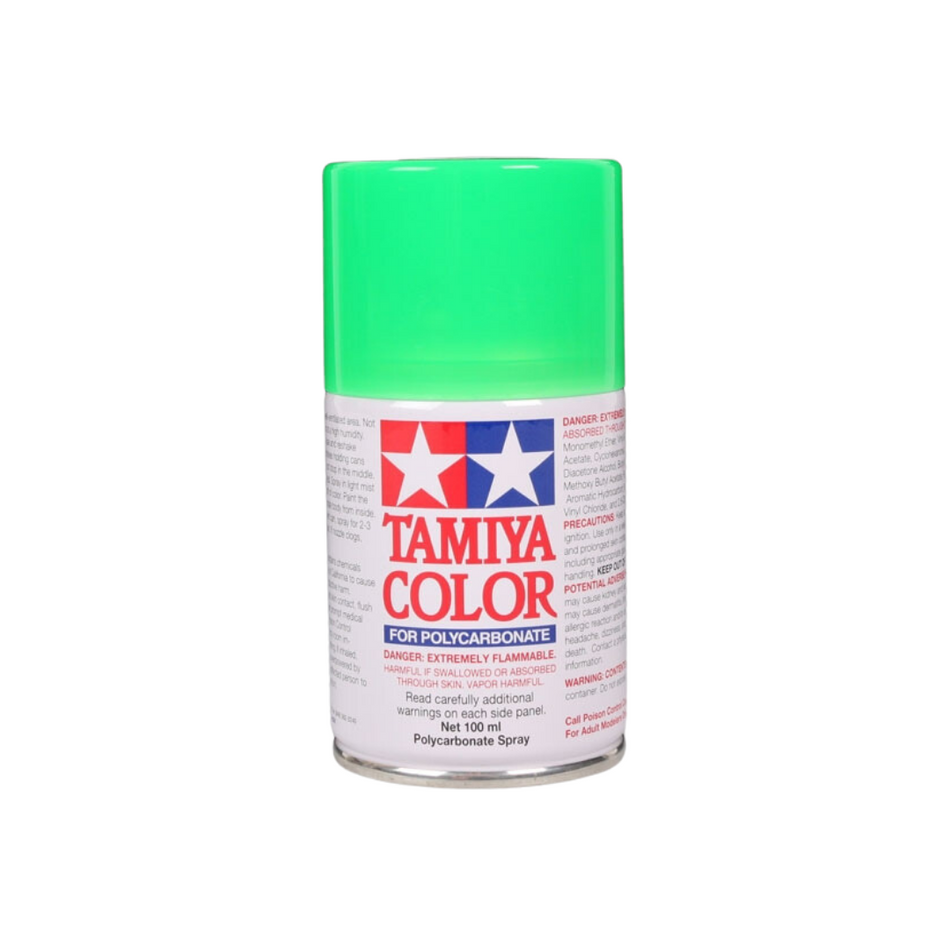 Tamiya PS-28 Fluorescent Green Polycarbonate Spray Paint 100ml 86028