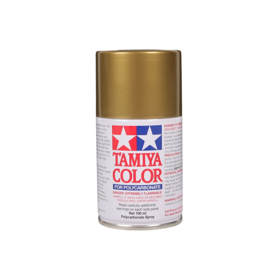 Tamiya PS-13 Gold Polycarbonate Spray Paint 100ml 86013