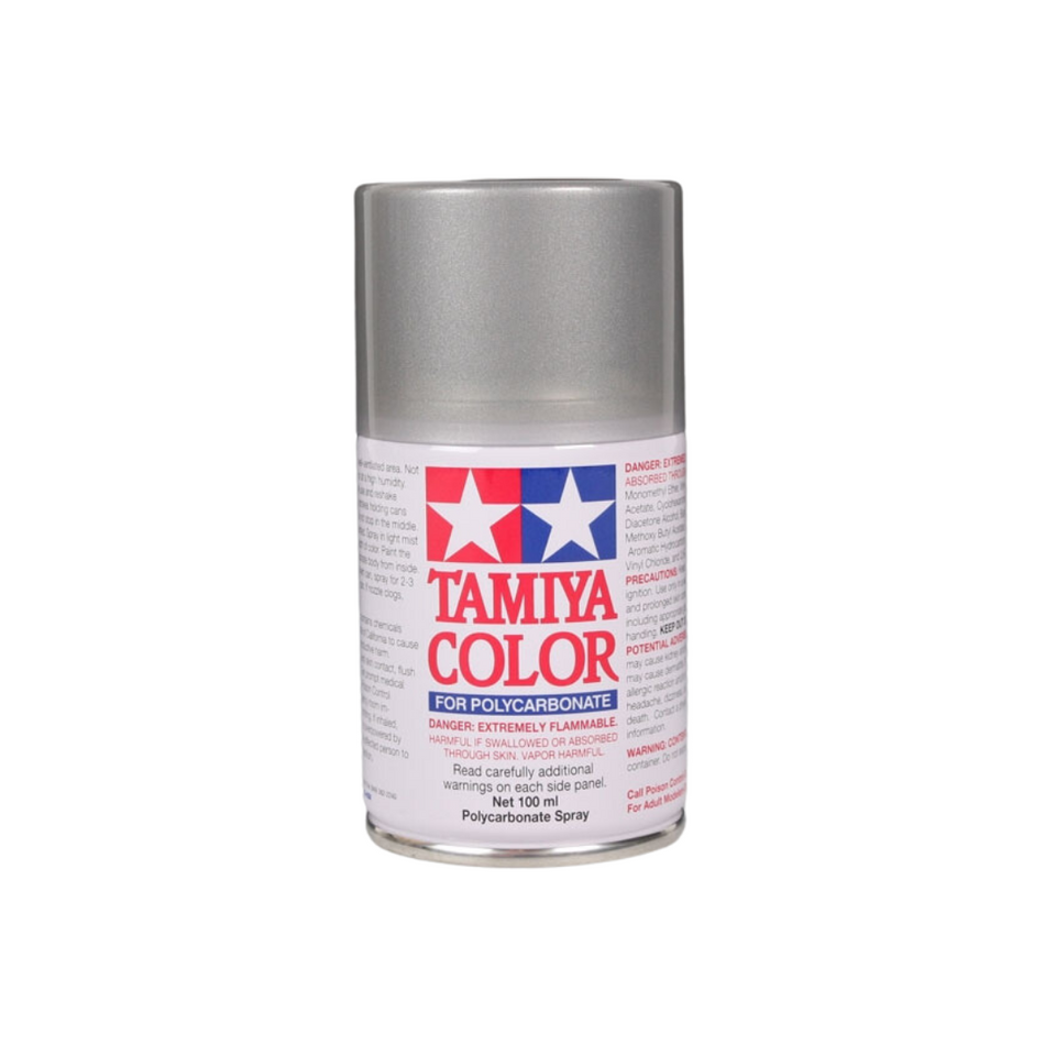 Tamiya PS-36 Translucent Silver Polycarbonate Spray Paint 100ml 86036