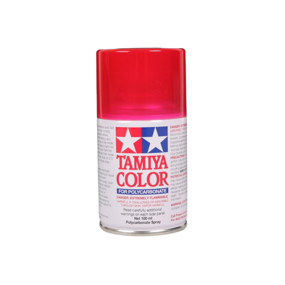 Tamiya PS-37 Translucent Red Polycarbonate Spray Paint 100ml 86037