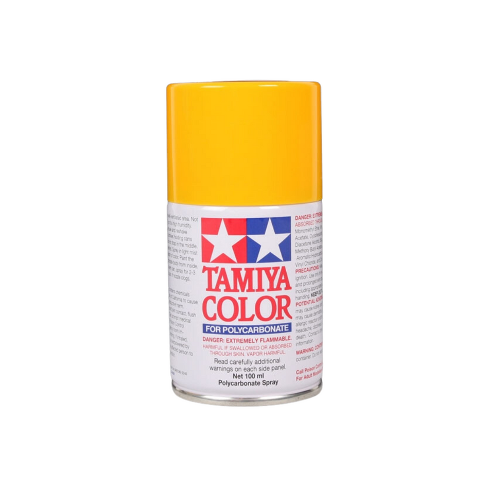Tamiya PS-19 Camel Yellow Polycarbonate Spray Paint 100ml 86019