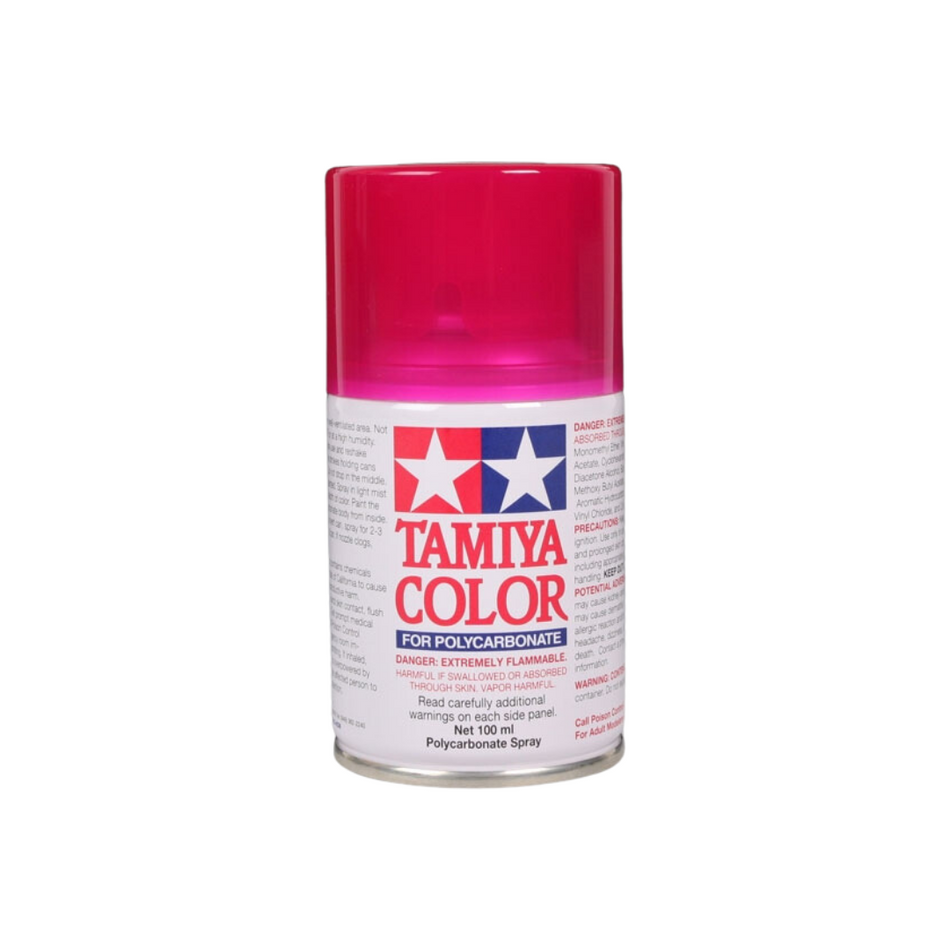 Tamiya PS-40 Translucent Pink Polycarbonate Spray Paint 100ml 86040