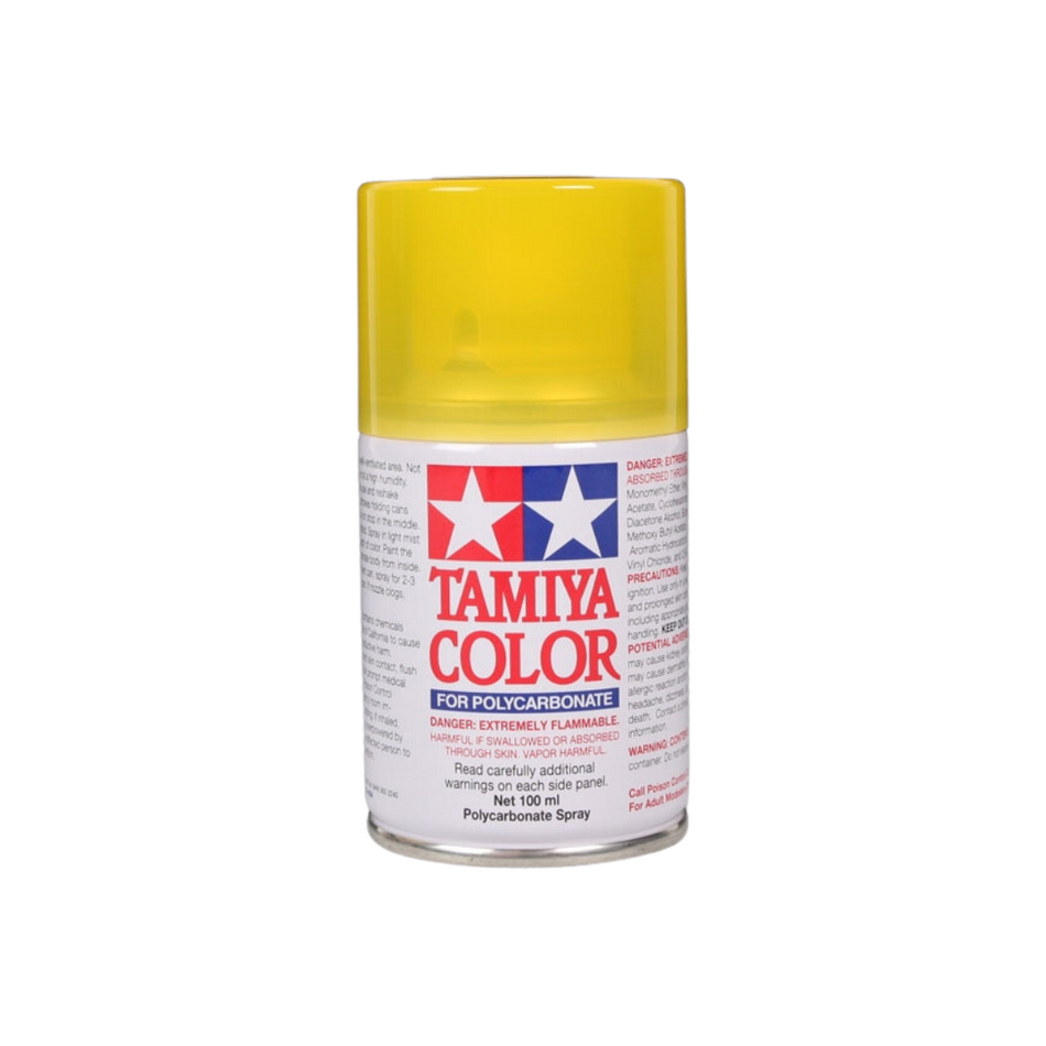 Tamiya PS-42 Translucent Yellow Polycarbonate Spray Paint 100ml 86042