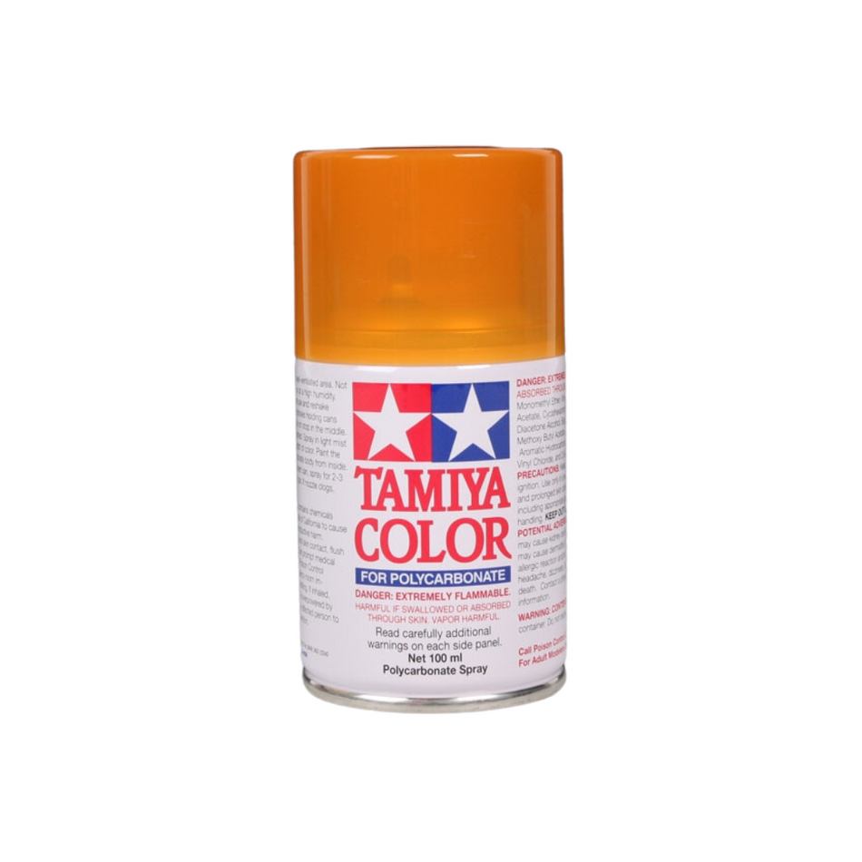 Tamiya PS-43 Translucent Orange Polycarbonate Spray Paint 100ml 86043