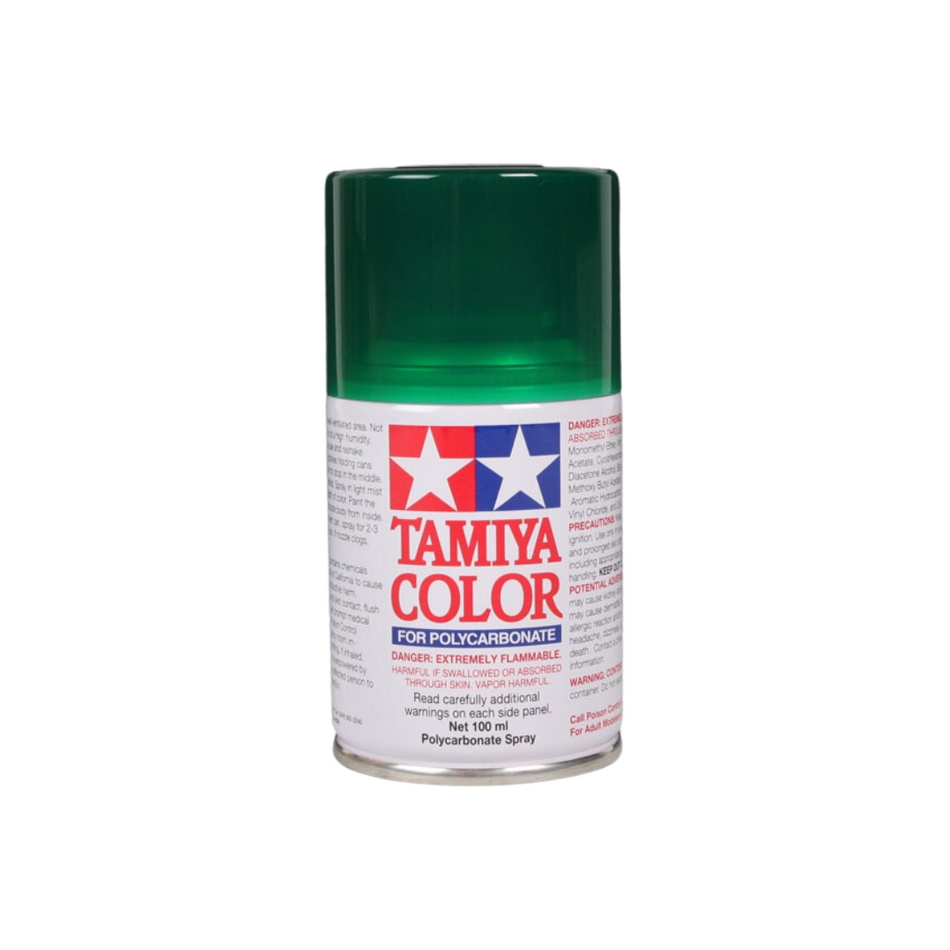 Tamiya PS-44 Translucent Green Polycarbonate Spray Paint 100ml 86044