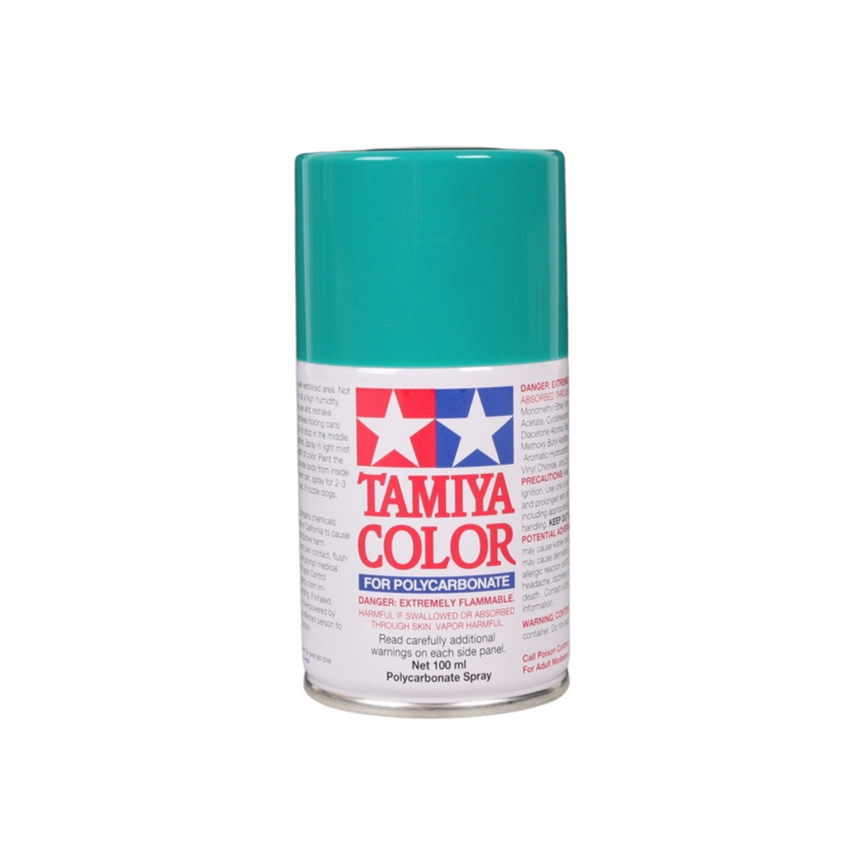 Tamiya PS-54 Cobalt Green Polycarbonate Spray Paint 100ml 86054