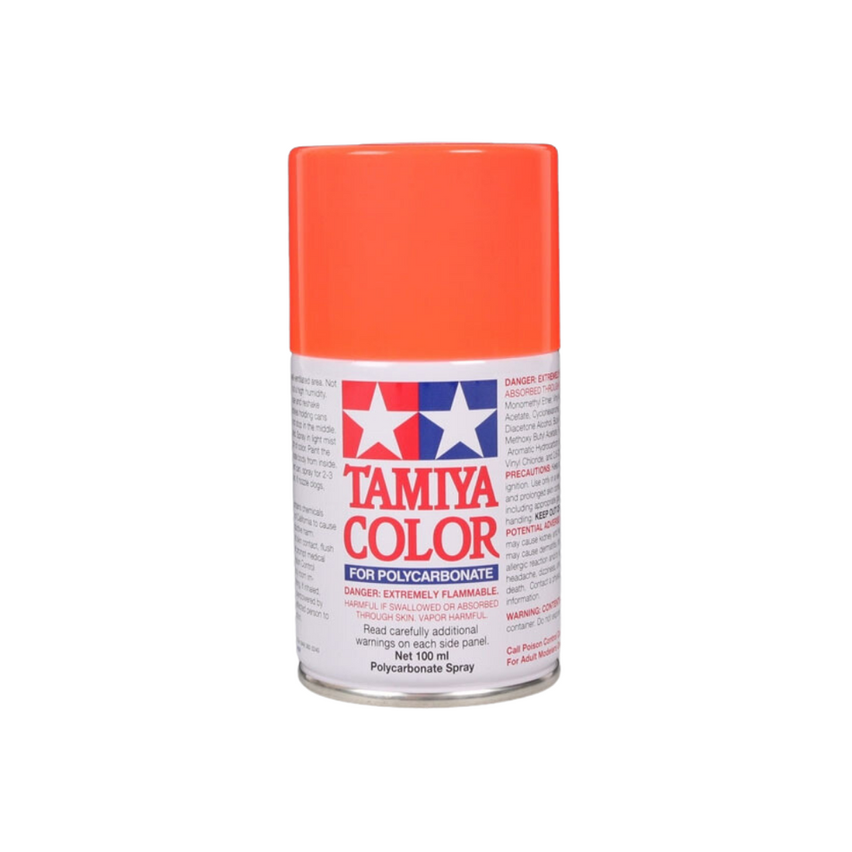 Tamiya PS-20 Fluorescent Red Polycarbonate Spray Paint 100ml 86020