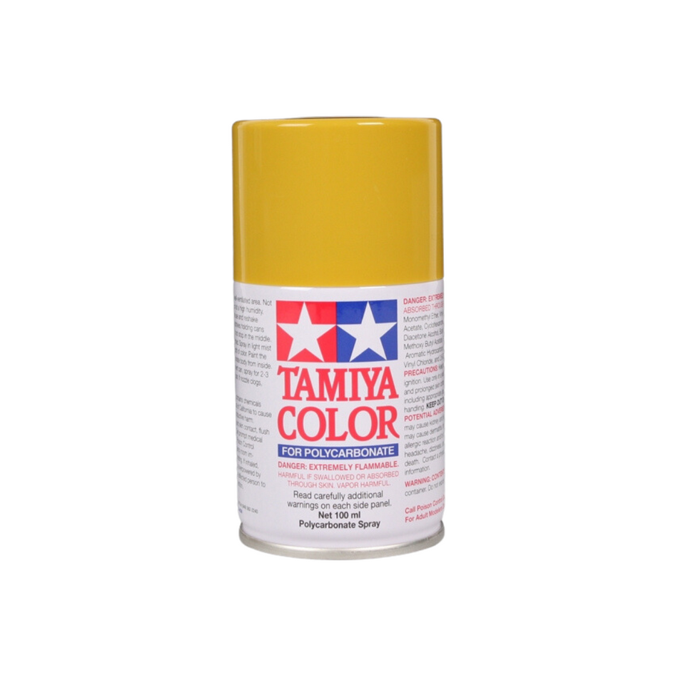 Tamiya PS-56 Mustard Yellow Polycarbonate Spray Paint 100ml 86056